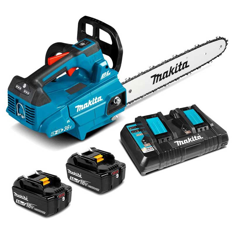 Makita aku lančana pila DUC306PT2 18+18V 2x5,0Ah - Slika 6