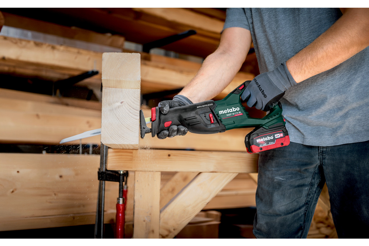 Metabo aku sabljasta pila SSEP 18 LT BL, kofer - 601617840 - Slika 4