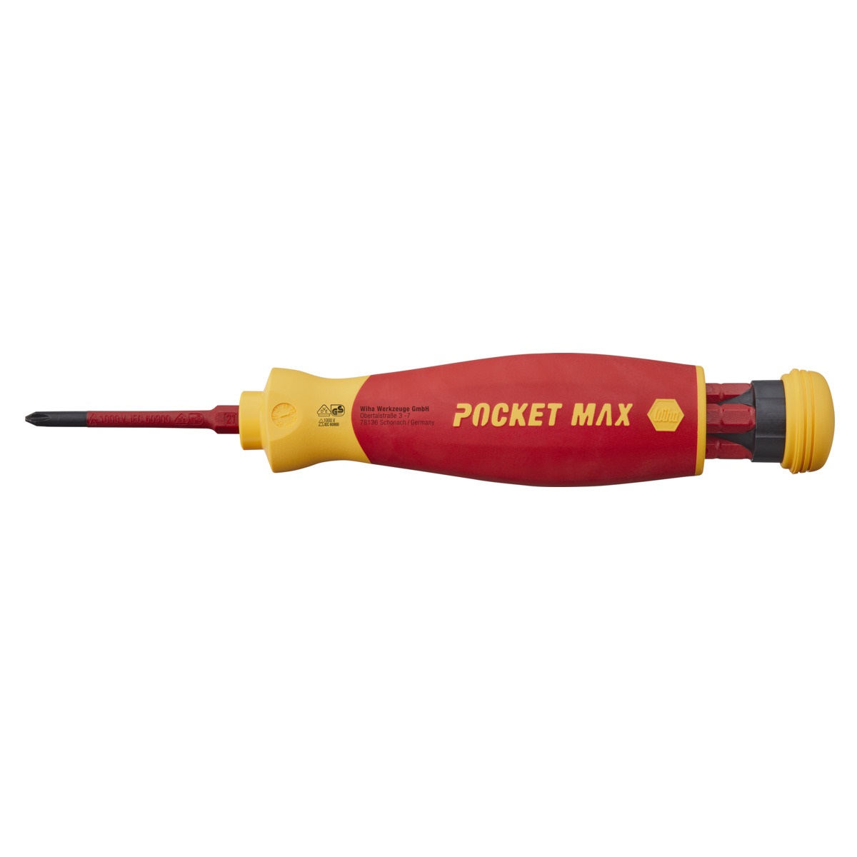 Wiha odvijač s spremnikom bitova PocketMax® električni