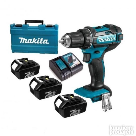 Makita aku udarna bušilica-odvijač DHP482RFE3 - Slika 3