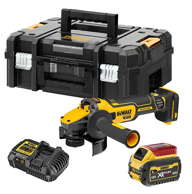 DeWalt Flexvolt aku kutna brusilica DCG409T1 18/54V 1x6,0Ah