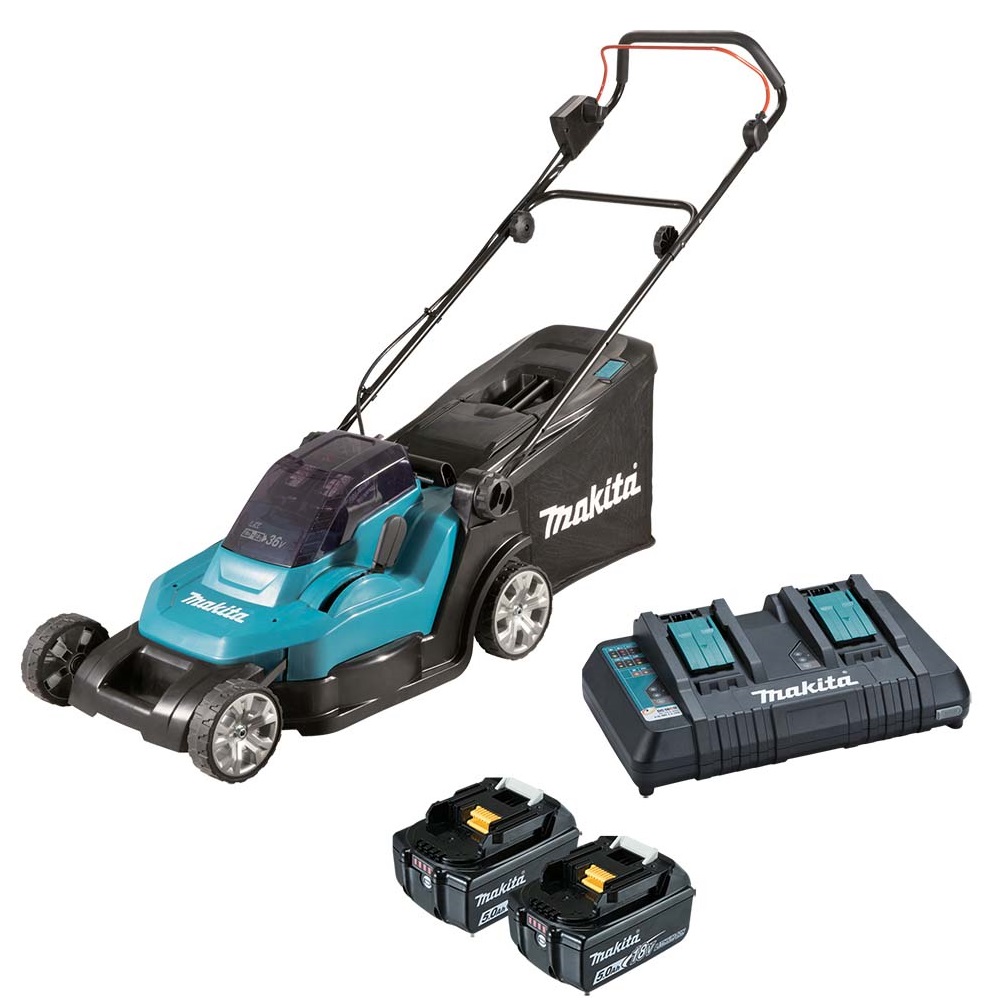 Makita aku kosilica DLM432PT2 18+18V 2x5,0Ah - Slika 8