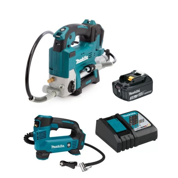 Makita set aku mazalica + aku pumpa + akum. + punjač - Slika 2
