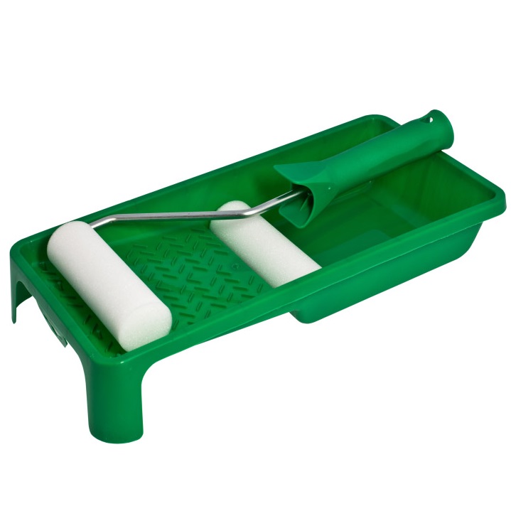 Stalco set malerski 100mm x 2 + kadica + ručka 38909