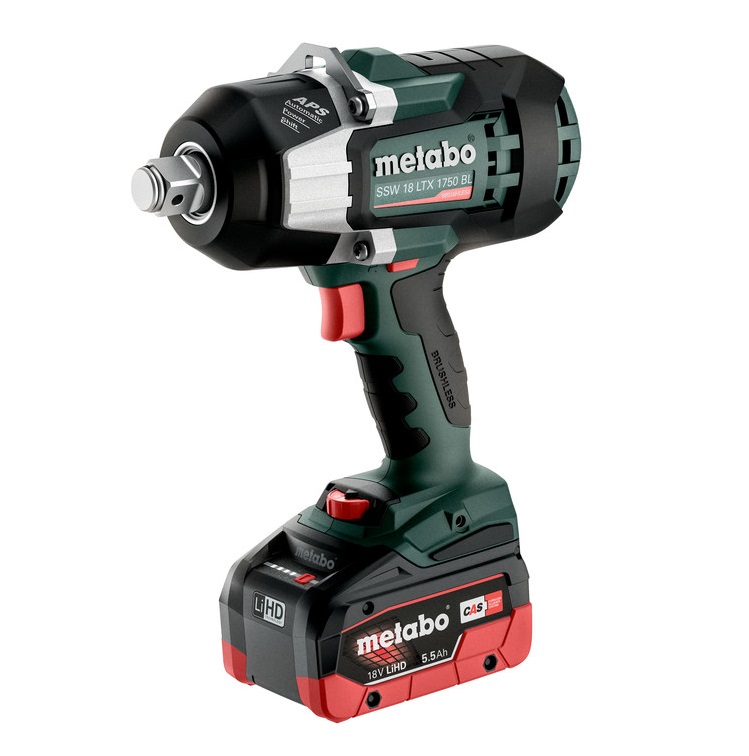 Metabo aku udarni odvijač SSW 18 LTX 1750 BL + 2x5,5Ah LiHD 1750Nm 3/4"